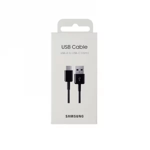 Câble USB-C 1,5m noir d'origine Samsung