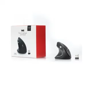 Souris verticale sans fil GAUCHER NOIRE