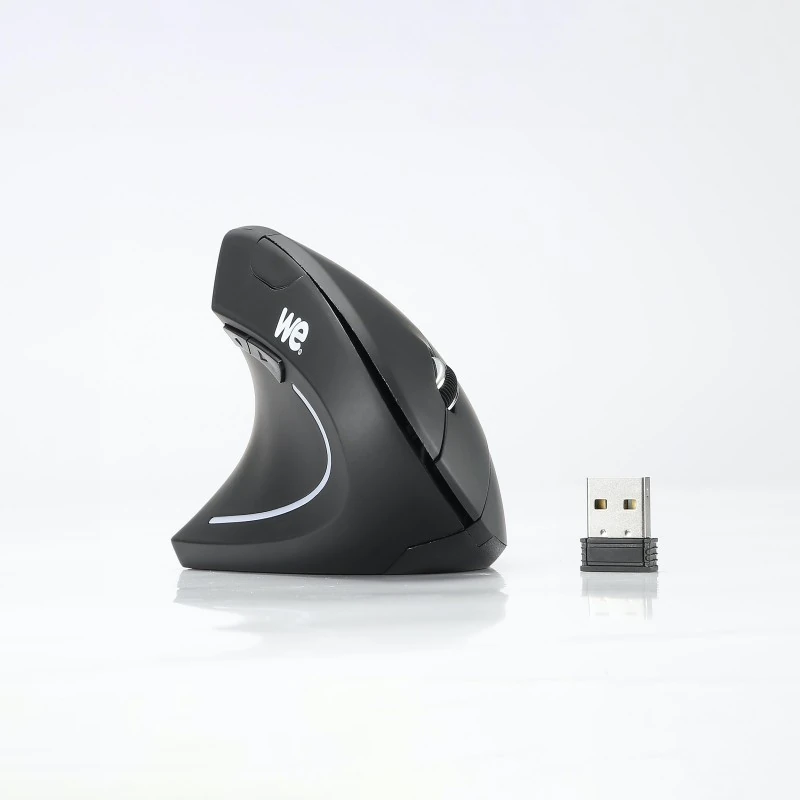 Souris verticale sans fil GAUCHER NOIRE – Image 2
