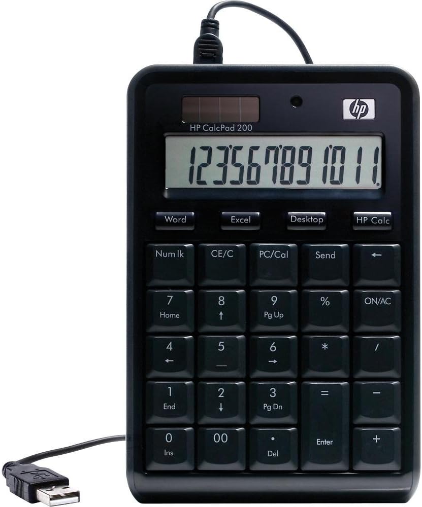 Calculatrice de bureau HP CalcPad 200