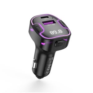 Transmetteur FM & Chargeur Voiture Bluetooth